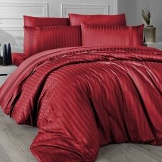 Gultas veļas komplekts DELUXE NEW TREND RED, 6 daļu, 200x220 cm