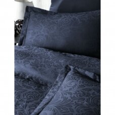 Gultas veļas komplekts TECNA NAVY BLUE, 6 daļu, 200x220 cm