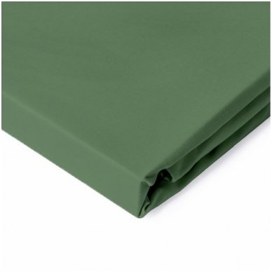 PREMIUM satīna palags OLIVE GREEN