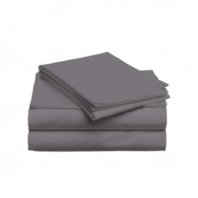 Satīna palags DARK GREY