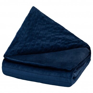 Smags segas pārvalks GRAVITY BLANKET®, 150x220 cm (zils)