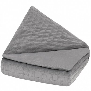 Smags segas pārvalks GRAVITY BLANKET®, 150x220 cm (pelēks)